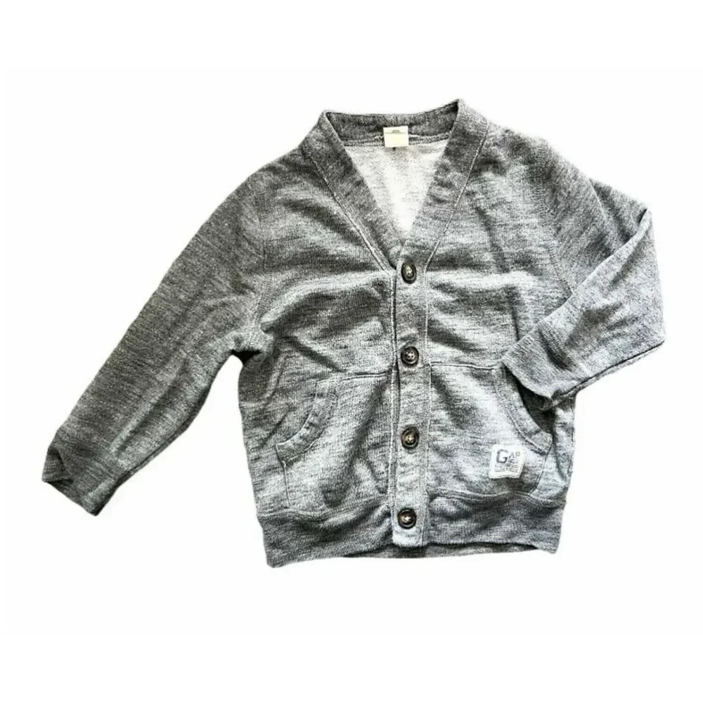 Boys Gap Button Down Cardigan Sweater - Sz 4T